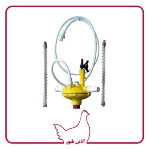 فشارشکن آبخوری نیپل با شیر تخلیه پارس